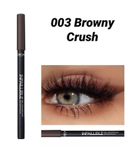 L'Oreal Infaillible Gel Crayon 24H Waterproof Eyeliner - 003 Browny Crush - NEW