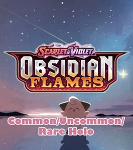 PICK YOUR CARD! Scarlet & Violet: Obsidian Flames - Common/Uncommon/Rare Holo - Picture 1 of 176