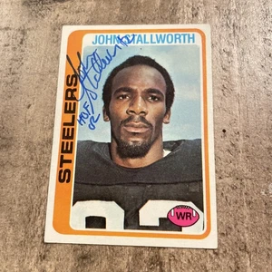 John Stallworth Pittsburgh Steelers HOF Signed 1978 Topps Rookie Card-No COA. - Picture 1 of 6