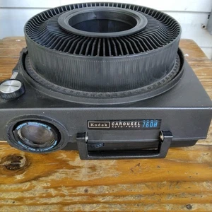 Kodak Carousel 760H Slide Projector w NEW Bulb, Slide Tray TESTED. - Picture 1 of 11