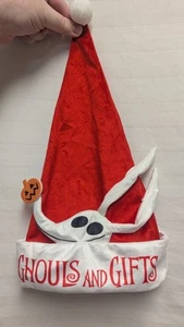 Disney Nightmare Before Christmas Zero "Ghouls and Gifts" Santa Hat - Picture 1 of 7