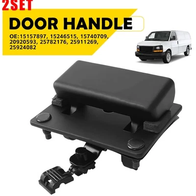 Juego de 2 pestillos de manija de puerta trasera exterior para Chevrolet 1988-1999 Suburban C/K 1500 2 Foto 1 de 4