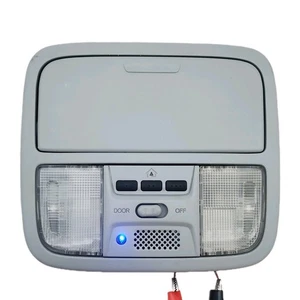 Acura TSX 2004-2008 consola aérea domo mapa luces lámpara Homelink OEM gris - Imagen 1 de 17