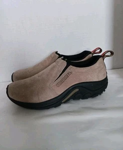 Merrell Womens Jungle Moc Slip-on Loafers Shoes Taupe Size 9.5 US - Picture 1 of 7