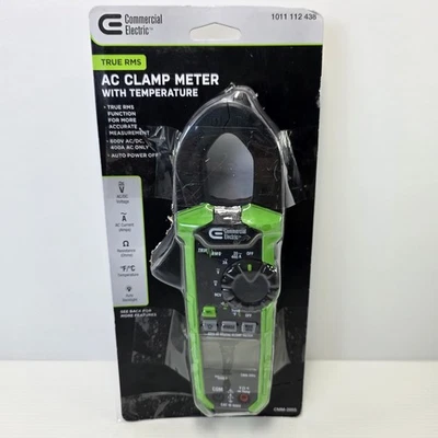 Pinza amperimétrica de CA eléctrica comercial True Rms con temperatura 1011 112 438 Foto 1 de 4