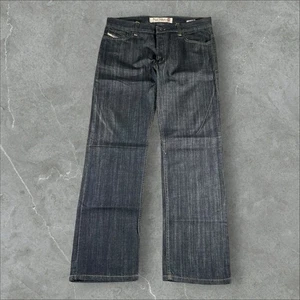 Neu mit Etikett Diesel Industry Herrenjeans 34 x 34 blau verwaschen dunkle Waschung Y2K 420 Streetwear - Bild 1 von 9