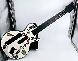 Nintendo Wii GITARRENHELD WEISS GIBSON GITARRE KABELLOSER CONTROLLER MIT GURT - Bild 1 von 12