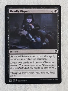 MTG Deadly Dispute #124 Battle for Baldur's Gate Magic Gathering Card NM - Picture 1 of 6