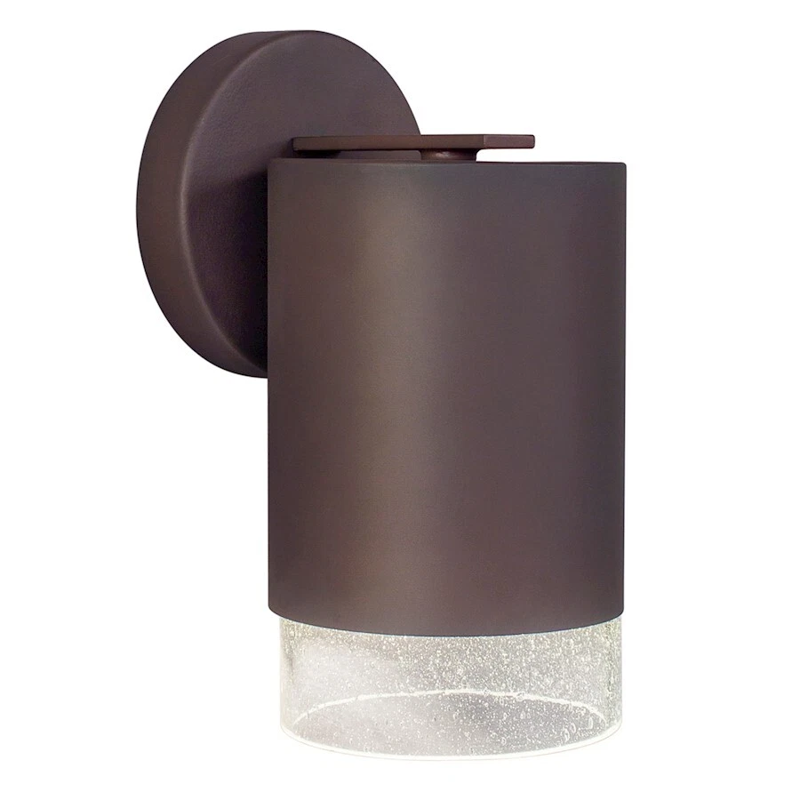 Forte Lighting 8.5" Outdoor Dark Sky Wall, Bronze/Clear Seeded - 1131-01-32DS - Image 1 of 1