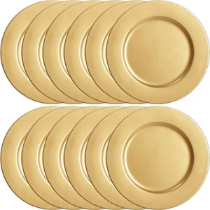 Set 6 Sottopiatti Natalizi Colore Oro Sotto Piatto Natalizio Decorazioni Natale - Foto 1 di 9