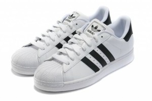 adidas superstar 2 trainers white/green