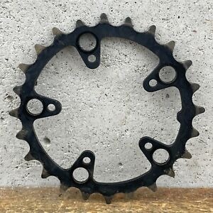Vintage Shimano SG C-24 Chainring 24 Tooth 74 BCD 24t Black Steel Granny