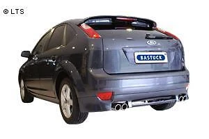 Bastuck Completo desde Cat Ford Focus 2 Y C-Max Re Li Cada 2x76mm Oblicuamente - Imagen 1 de 3