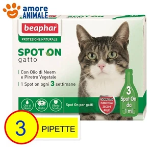Beaphar Spot On Protección Natural Gato 3 Pipetas Antiparasitario - Imagen 1 de 1