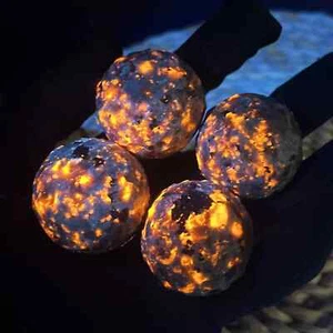 35mm Natural Yooperlite Moon Sphere – Reiki Healing Crystal Stone Ball - Picture 1 of 6