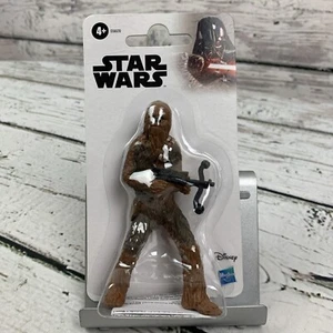 Disney Star Wars Chewbacca con Bowcaster Modellino da Collezione 4" di Hasbro🆕 - Foto 1 di 4