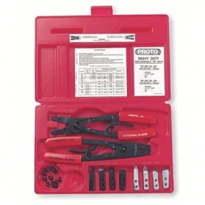Proto No. 361 Heavy Duty - Replaceable Tip Retaining Ring Plier Set NEW SEALED - Picture 1 of 2