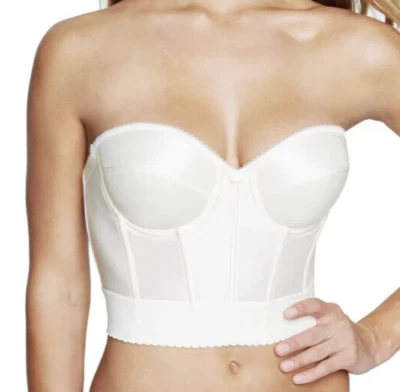 Dominique Noemi 无肩带长款低背文胸 44F 象牙色 6377 — 第 1/4 张图片