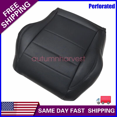 For 2012-2016 Mercedes Benz C350 2-Door Coupe Driver Bottom Leather Cover Black - Image 1 of 4