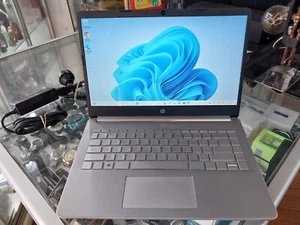 HP Laptop 14S-Fq0027au AMD 3020E With Radeon Graphics 8GB 120GB SSD WIN 11 HOME - Picture 1 of 23