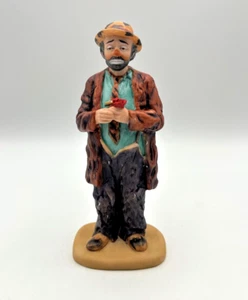 Estatuilla de porcelana de Emmett Kelly I Love You Certificado de edición limitada numerada - Imagen 1 de 6