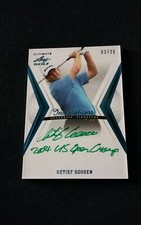Retief Goosen 2012 Leaf with Inscription SP Auto Card /25 !!!!!!