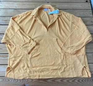 out from under NWT $59 women’s pullover terry cloth top Size S orange F5 - Picture 1 of 9