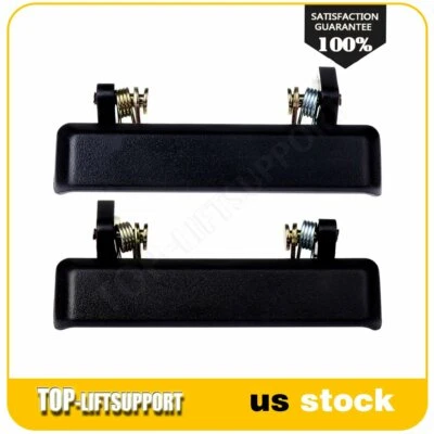 2x Front Left & Right Exterior Door Handle For Suzuki Samurai Outside Black - Изображение 1 из 4