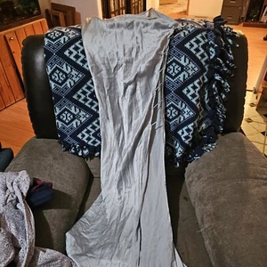 Victoria secret silk one shoulder slit full length lingerie size large - Picture 1 of 4