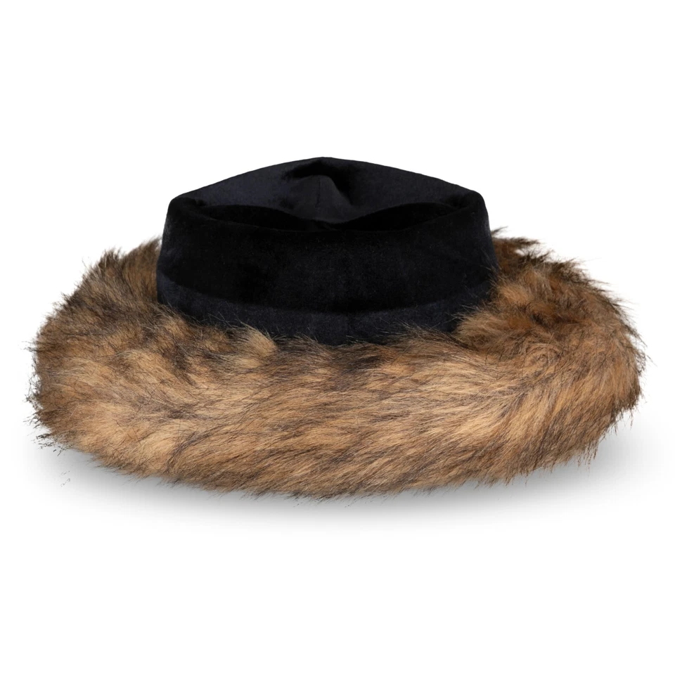 Dress-Up-América Levantado Kipá Shtreimel Sombrero - Judío Purim Sombrero Foto 1 de 4