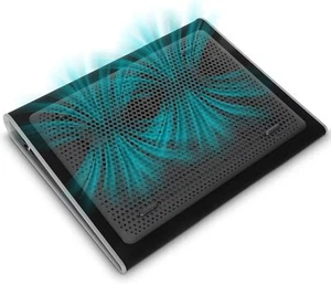 Tapis de refroidissement ergonomique pour ordinateur portable Targus 17 double ventilateur avec hub USB - Photo 1/11