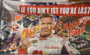 Ricky Bobby Shake Bake Flag NASCAR Talladega Nights Will Ferrell 3x5 Flag Banner - Picture 1 of 1