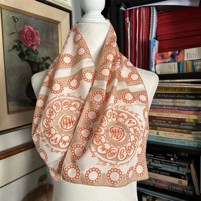 Frankie Welch Vtg Scarf The Bicentennial Council Of The Original Thirteen States - Image 1 of 4