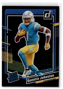 2023 Donruss Quentin Johnston RC #353 Season Stat Line #/500 Chargers - Picture 1 of 2