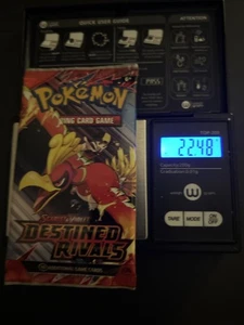 (MUY PESADO) 22,48g Pokemon TCG Destined Rivals Booster Pack (SELLADO)✅ - Imagen 1 de 5