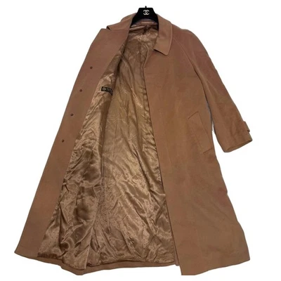 Loro Piana 100% Cashmere Camel Color Bieber Balmacaan Coat Size 48 L F/S - Image 1 of 4