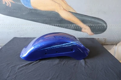 59500746ELE 全新原始设备制造商 2019 Harley-Davidson FLFBS SOFTAIL FATBOY R FENDER 蓝色 MAX — 第 1/4 张图片