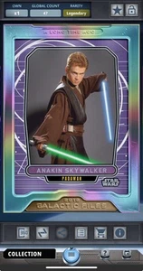 Topps Star Wars Card Trader A Long Time Ago Anakin Skywalker Legendary *DIGITAL* - Picture 1 of 2