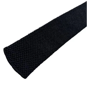 VINTAGE Navy Blue Tie Square Tip 2.25” X  54” Skinny Rockabilly Retro Woven  - Picture 1 of 6