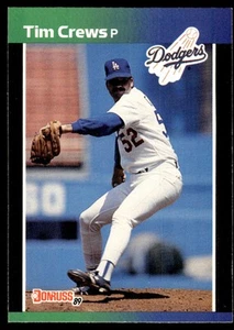 1989 Donruss Tim Crews Los Angeles Dodgers #486 - Picture 1 of 2