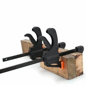 150MM Duramax Woodworking Clip Bar Clamp F-tyle Grip Quick Ratchet Release Tools - Picture 1 of 10