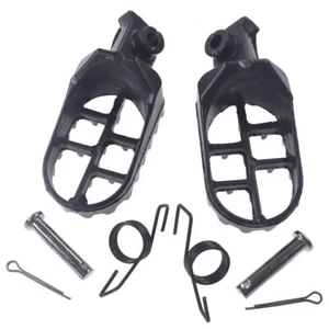 Schwarze Fußrasten Dirt Bike Fußrasten L & R für 1987-2013 Kawasaki KLR650 - Bild 1 von 6