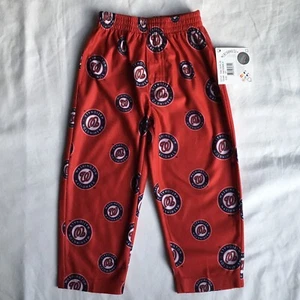 Washington Nationals Pants Size 2T 24 Months Lounge PJ Bottoms Red Boys Girls - Picture 1 of 12