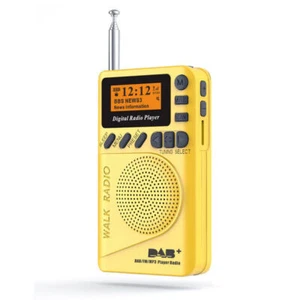 Mini DAB/DAB+FM Radio mit MP3 Player Wecker Empfänger Digitalradio mit Batterie - Bild 1 von 8