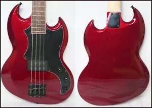 Electric Guitar Grassroots by ESP G-VP-46B CAR VIPER Red Made in 2011 with Bag - Picture 1 of 10