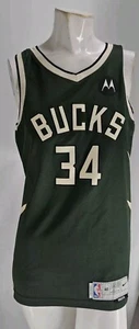 100% Authentic Giannis Antetokounmpo Nike Bucks Earned Edition Jersey Size 44 M - Picture 1 of 9