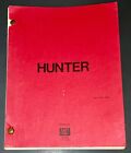 PREDATOR (7/27/85) Schwarzenegger Sci-Fi Hit / Early Title Script "HUNTER" + COA