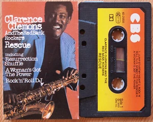 CLARENCE CLEMONS / RED BANK ROCKERS - RESCUE (CBS 4025699) 1983 EUROPE CASSETTE  - Picture 1 of 4