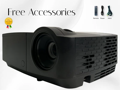 3500 ANSI DLP Projector Bright Colour for Movie & Cinema 1080p HDMI w/Bundle - Image 1 of 4