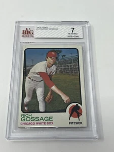 1973 Topps Rich Gossage #174 HOF RC Chicago White Sox Rookie BVG 7 - Picture 1 of 4